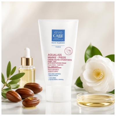 Eye Care Cosmetics Aqualiss Main - Pieds
