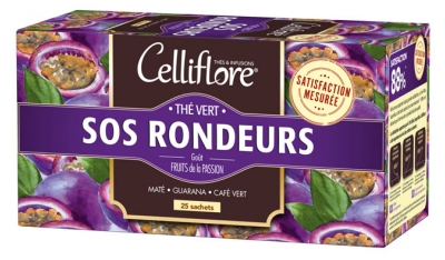Celliflore Thé Vert Sos Rondeurs 25 Sachets
