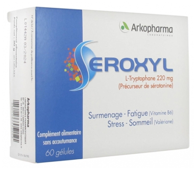 Arkopharma Seroxyl Surmenage & Fatigue Valériane Vitamine B6 60 Gélules