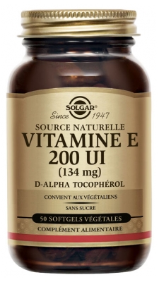 Solgar Vitamine E 200 Ui Softgels Végétales