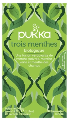 Pukka Infusion Bio Trois Menthes 20 Sachets