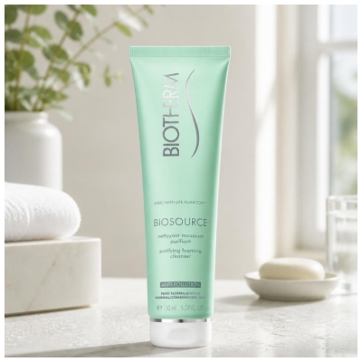 Biotherm Biosource Nettoyant Moussant - Peaux Normales à Mixtes 150 ml