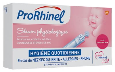 Prorhinel Sérum Physiologique 5 Mlx30