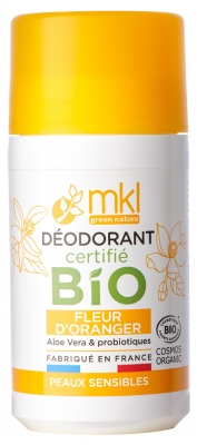 Mkl Green Nature Déodorant Bio Fraîcheur Fleur d'Oranger 50 ml