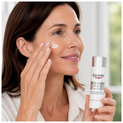 Eucerin Hyaluron-Filler + 3X Effect Soin de Jour Spf15 Peau Normale à Mixte 50 ml