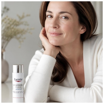 Eucerin Hyaluron-Filler + 3X Effect Soin de Jour Spf15 Peau Normale à Mixte 50 ml
