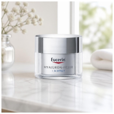 Eucerin Hyaluron-Filler + 3X Effect Soin de Jour Anti-Âge SPF15 - Peau Sèche 50 ml