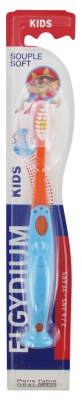 Pierre Fabre Oral Care Elgydium Brosse à Dents Kids 2/6 Ans 1 U - Couleur : Orange et Bleu