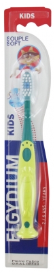 Pierre Fabre Oral Care Elgydium Brosse à Dents Kids 2/6 Ans 1 U - Couleur : Vert et Jaune