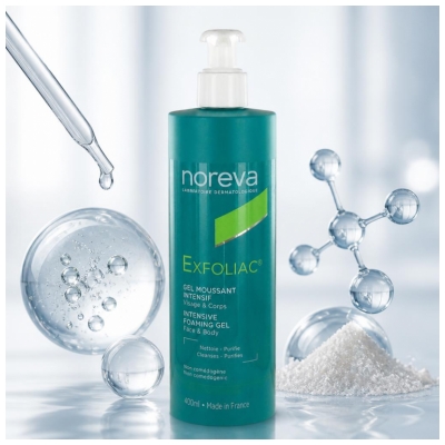 Noreva Exfoliac Gel Moussant Intensif 400 ml