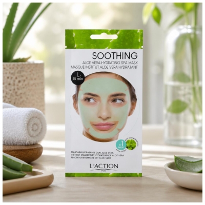 L'Action Paris Masque Tissu Hydratant Aloe Vera-l'Action