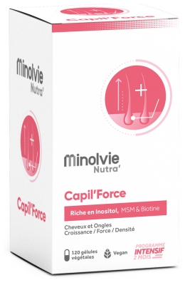 Minolvie Nutra' Capil'Force 120 Gélules Végétales