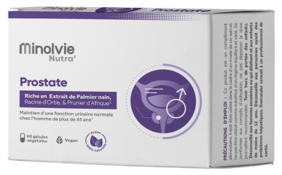 Minolvie Prostate 60 Gélules Végétales