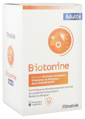 Minolvie Biotonine Adulte 90 Gélules Végétales