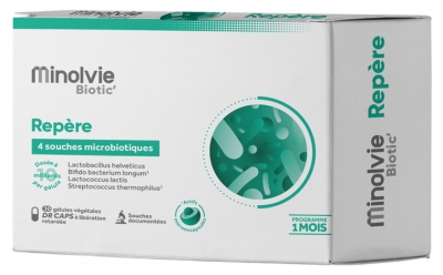Minolvie Biotic' Repère 30 Gélules Végétales