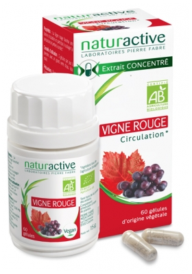 Naturactive Vigne Rouge Bio 
60 Gélules