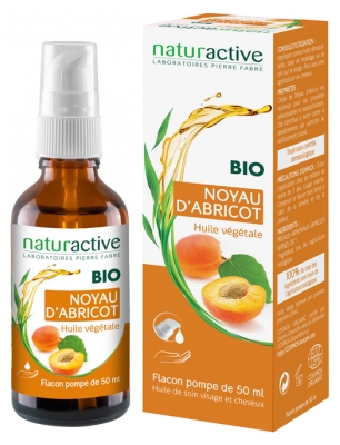 Naturactive Huile Végétale Bio Noyau Abricot 50 ml