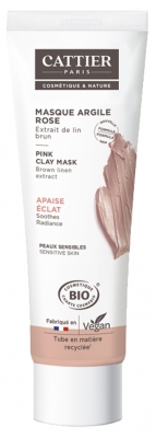 Cattier Masque Argile Rose Apaise Bio 100 ml