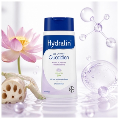 Hydralin Quotidien - Gel Intime - 100 Ml - Savon - Hygiène Intime