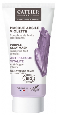 Cattier Mini Masque Argile Violette - 30 ml