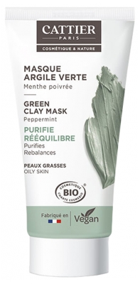 Cattier Mini Masque Argile Verte - 30 ml