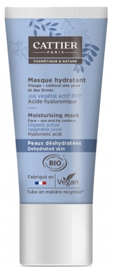 Cattier Masque Hydratant - Peaux Déshydratées - 50 ml