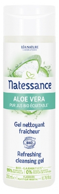 Natessance Aloe Vera Gel Nettoyant Fraîcheur