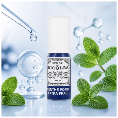 Ricqlès Pray 90% Vol. - Atomiseur de Poche 15 ml