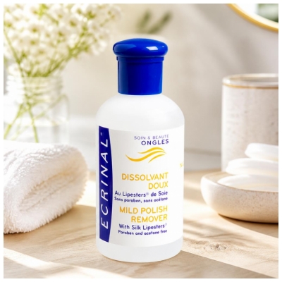 Ecrinal Dissolvant Doux au Lipesters de Soie 125 ml