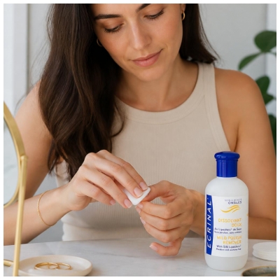 Ecrinal Dissolvant Doux au Lipesters de Soie 125 ml