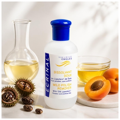 Ecrinal Dissolvant Doux au Lipesters de Soie 125 ml