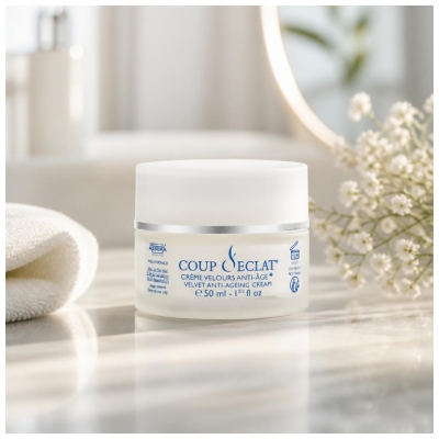 Coup d'Éclat Crème Velours Anti-Âge + 50 ml