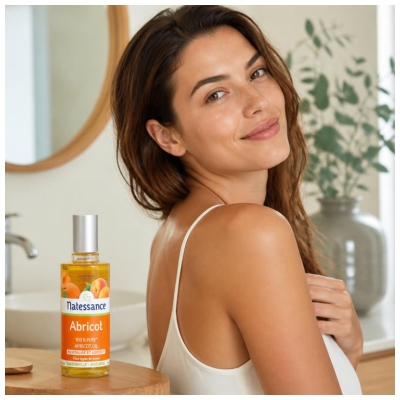Natessance Huile d'Abricot - Revitalise et Adoucit