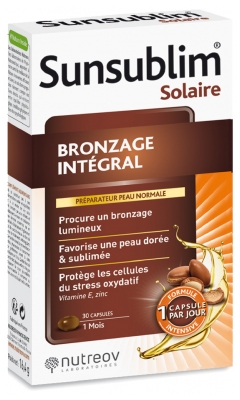 Nutreov Sunsublim Bronzage Intégral 30 Capsules