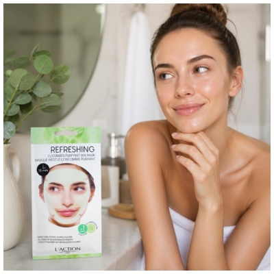 L'Action Paris Masque Tissu Purifiant Concombre-l'Action