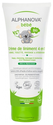 Alphanova Crémé de Liniment Bio** Bébé (200Ml)
