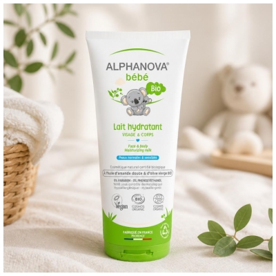 Alphanova Bébé Lait Hydratant Bio Visage & Corps Bébé ®