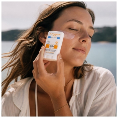 Alphanova Organic Sun Stick Sol. Spf50+ Blue Whale (Bleu)Bio* Sport12G