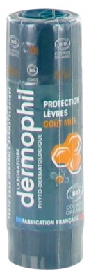 Dermophil Certifié Bio Stick Lèvres Protection Lèvres Goût Miel 4 g