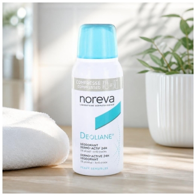 Noreva Deolianeéodorant Spray Dermo-Actif 24H 2 X 100 ml