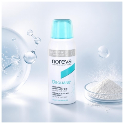 Noreva Deolianeéodorant Spray Dermo-Actif 24H 2 X 100 ml