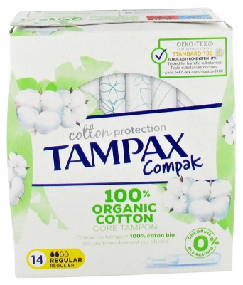 Tampax Compak Cotton Protection Régulier
