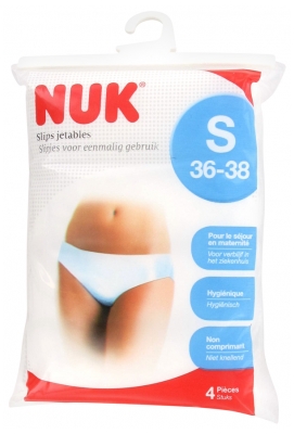 Nuk 4 Slips Jetables Taille Xl - Taille : S (36-38)