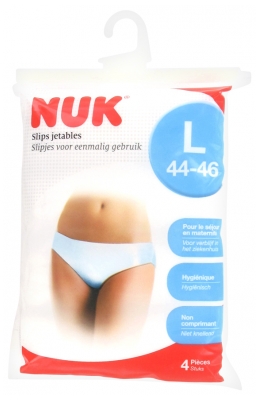 Nuk 4 Slips Jetables Taille Xl - Taille : L (44-46)