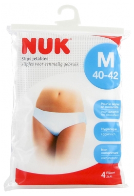Nuk 4 Slips Jetables Taille Xl - Taille : M (40-42)