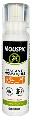 Mouspic Spray Anti-Moustiques Zones Infestées & Tropiques 100 ml