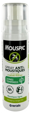 Mouspic Spray Anti-Moustiques Végétal Zones Tempérées 100 ml
