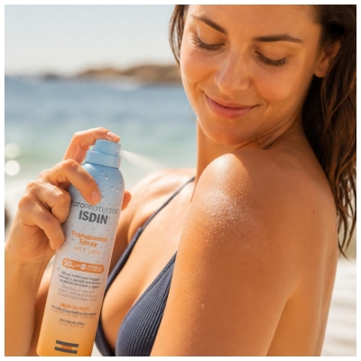 Isdin Fotoprotector Transparent Spray Crème Solaire Corps Spf50 250 ml