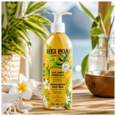 Hei Poa Lait Corps Hydratant au Monoï de Tahiti Ao 250 ml