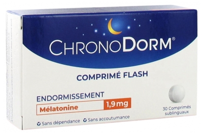 Laboratoires Iprad
Chronodorm Mélatonine 1,9 mg 30 Comprimés Sublinguaux
